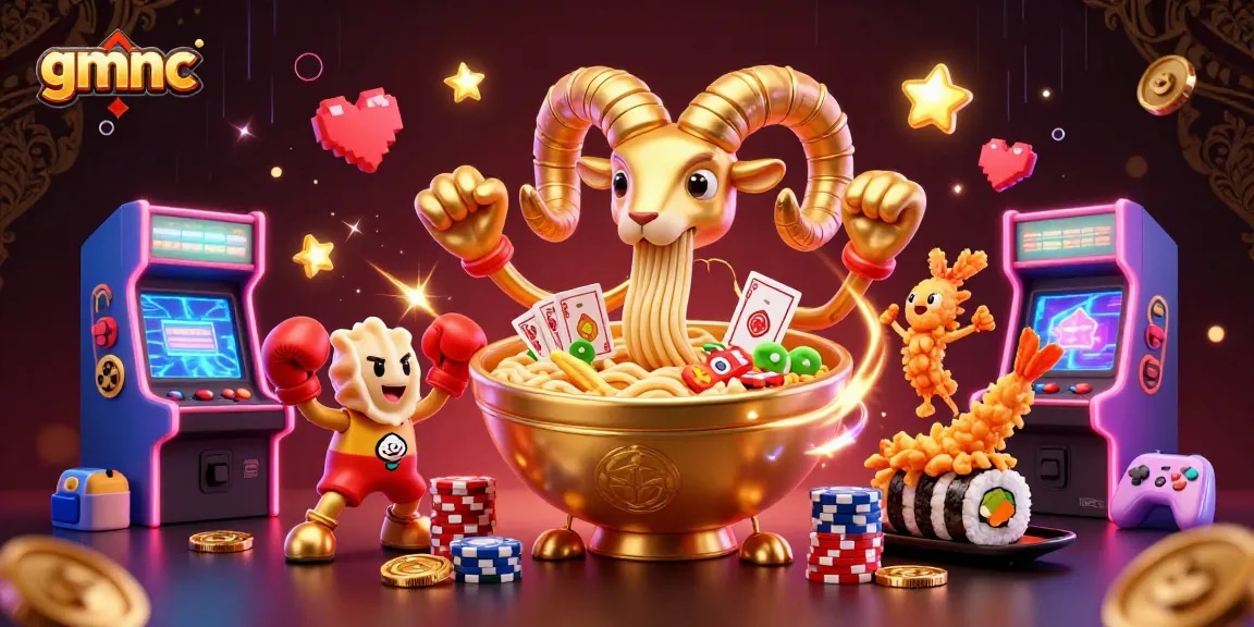 Playing casino games with gmnc insights in a vibrant, animated scene featuring unique characters.