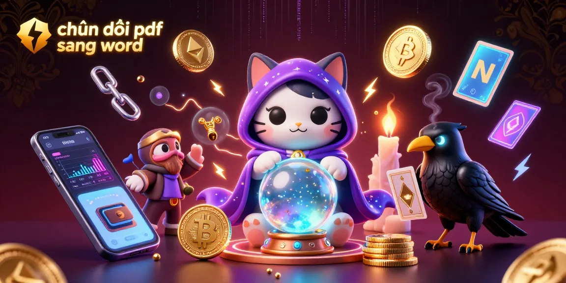Engage in the process of chuyển đổi pdf sang word with mystical cat and raven guiding your conversion journey.