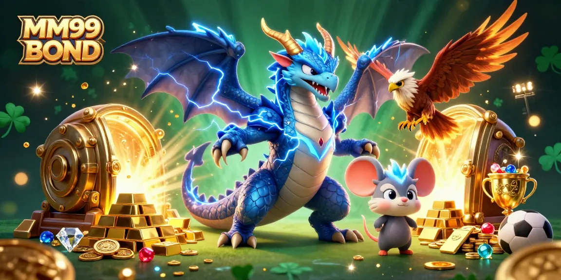 Bet on thrilling sports with MM99 BOND featuring dynamic characters and rich casino elements.