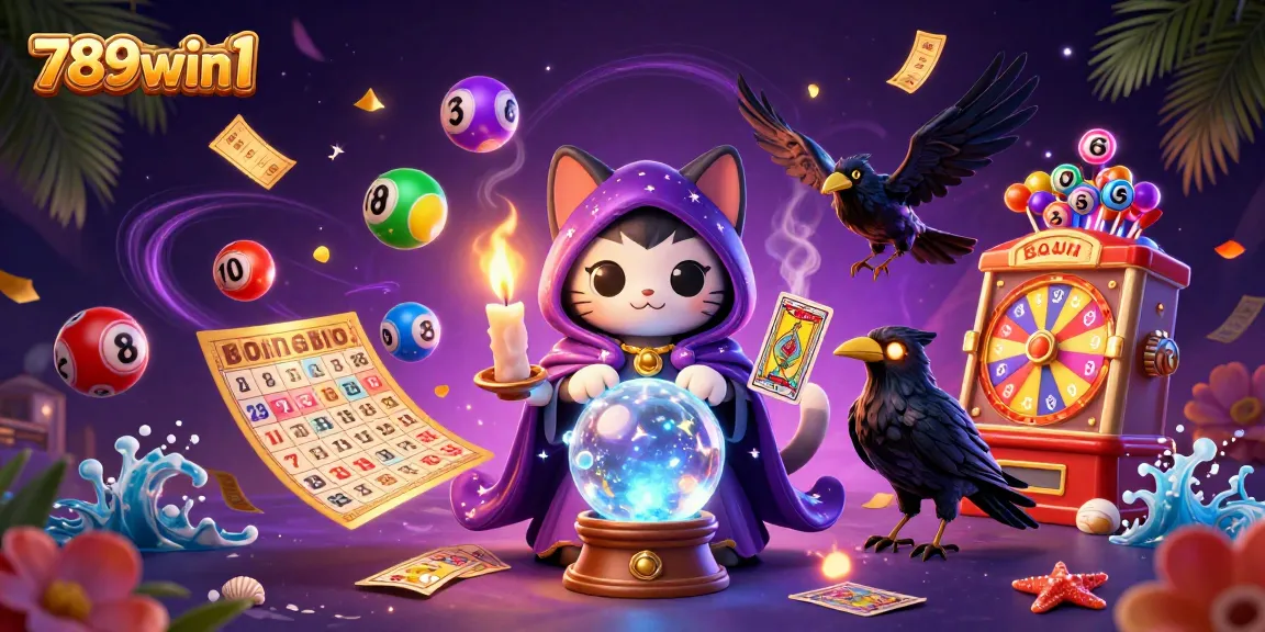 Engage in exciting lottery games with 789win1, featuring mystical elements and vibrant visuals