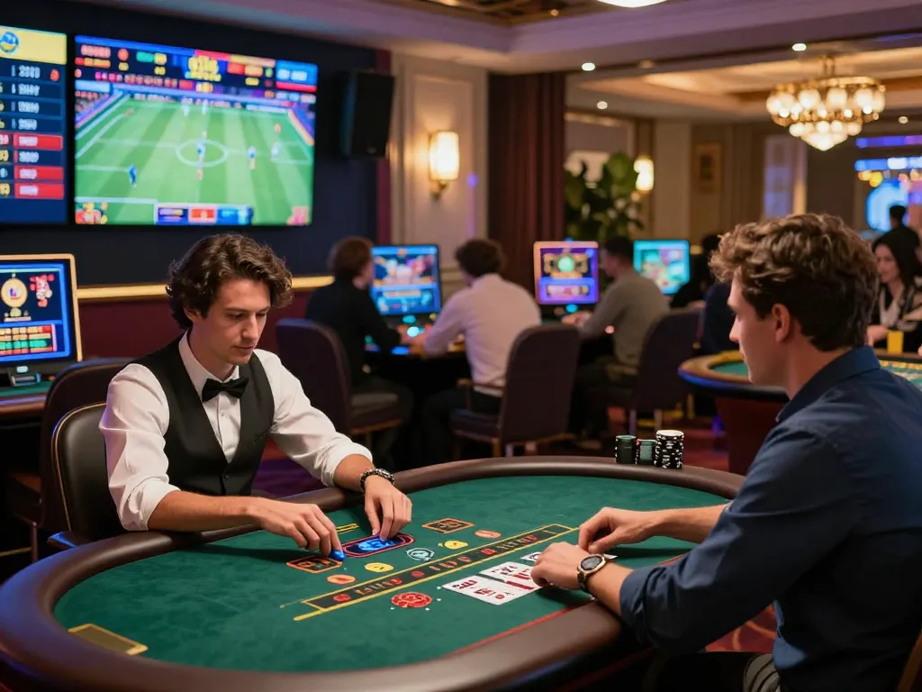 Exciting online gaming experience with KO66 Khuyến Mãi, showcasing live dealer interaction, slot games, and sports betting.