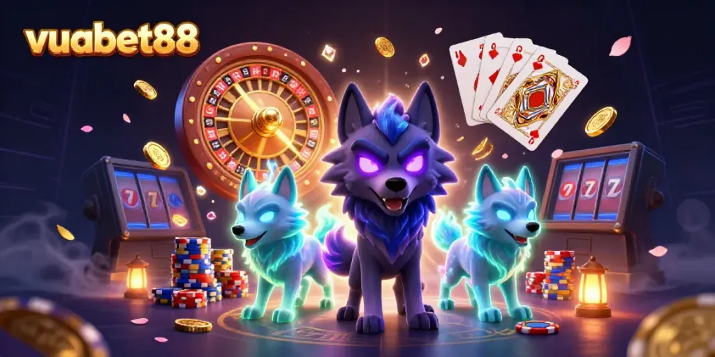 Explore winning strategies at vuabet88 with dynamic casino visuals, showcasing vibrant game elements.