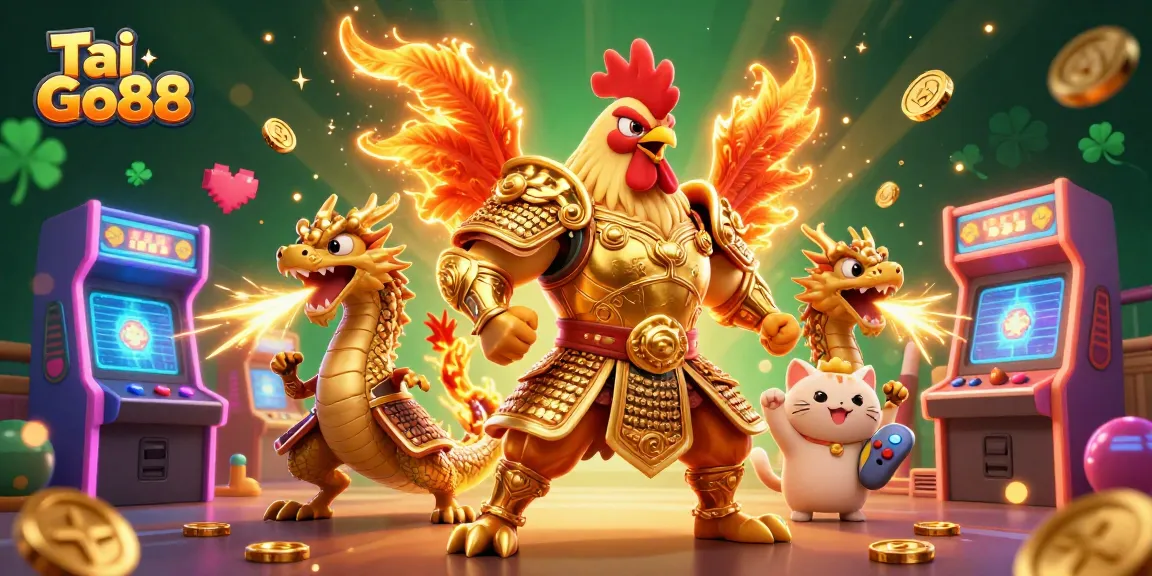 Engage with Tai Go88's thrilling games through powerful characters in an exciting casino adventure, full of color and excitement.