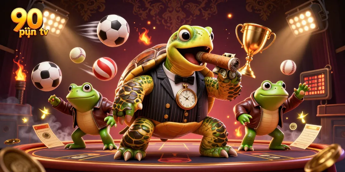 Experience 90 phút tv's thrilling sports action in an ultra-detailed illustration with vibrant energy.