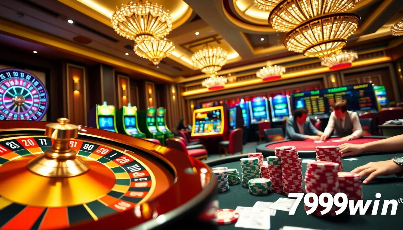 Players enjoying a thrilling round of poker at 789win's luxurious casino tables.