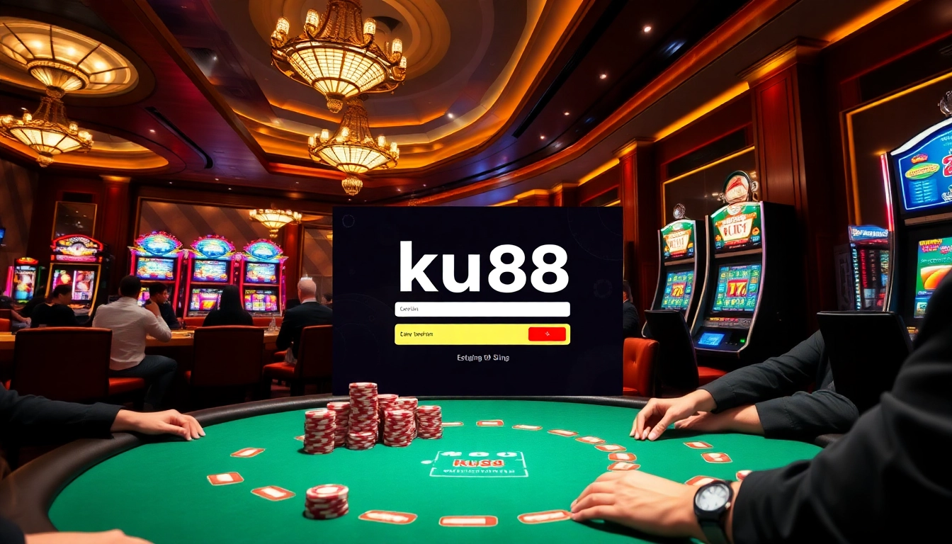 Experience the thrill of ku88 login with vibrant casino games and engaged players in action.